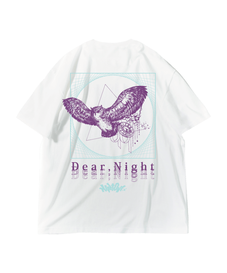 [Night Owl][受注販売]『Dear,Night』T-SHIRT -White- ＜9月上旬発送予定＞