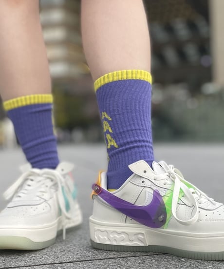 [ 我儘ラキア ] WITH WISH Socks [パープル]