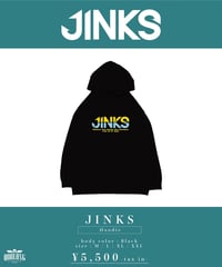 [ JINKS ] JINKS Hoodie（ブラック）※在庫販売