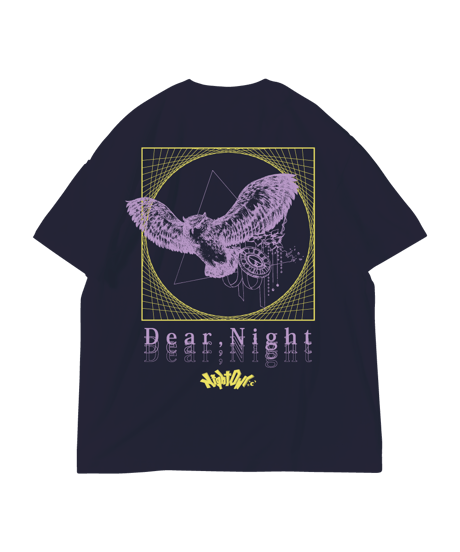 [Night Owl][受注販売]『Dear,Night』T-SHIRT -Navy- ＜9月上旬発送予定＞