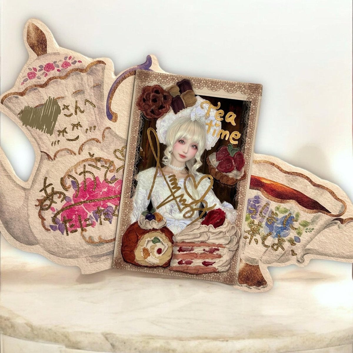 秋の喫茶チェキ | 谷琢磨の作品販売