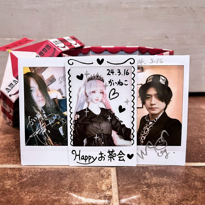 3枚set｜3/16廻想列車に僕と猫 お茶会チェキ | 谷琢磨の作品販売