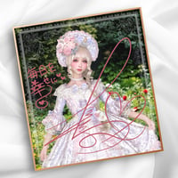 ミニ色紙『花妖精おじさん』