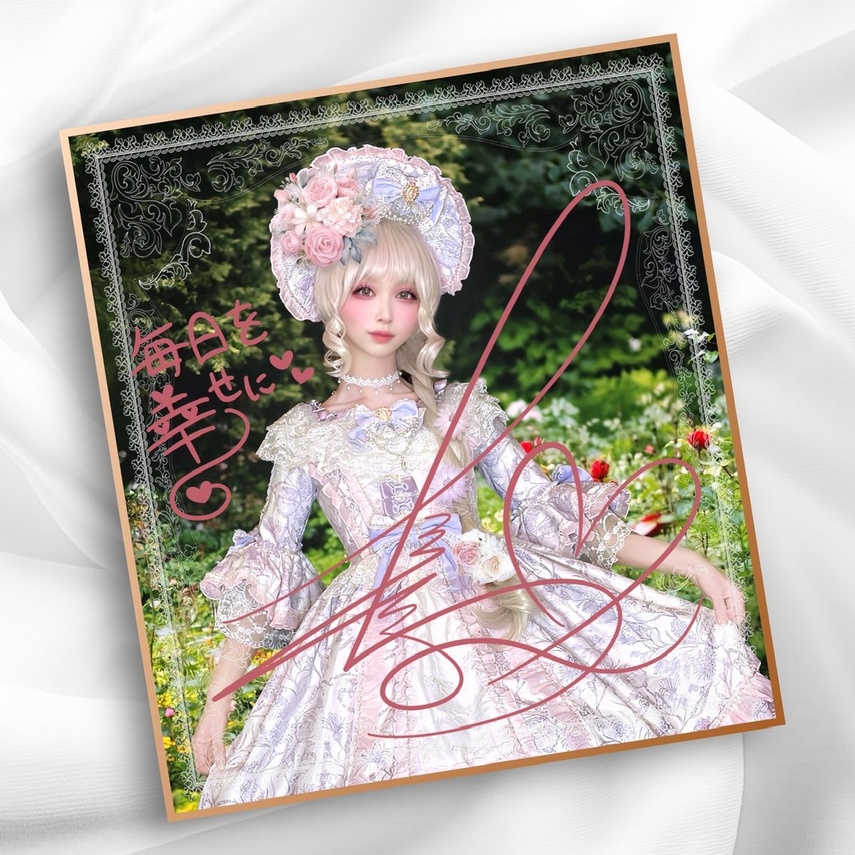 ミニ色紙『花妖精おじさん』 | 谷琢磨の作品販売