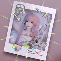 キラキラ箔押ポラ風カード