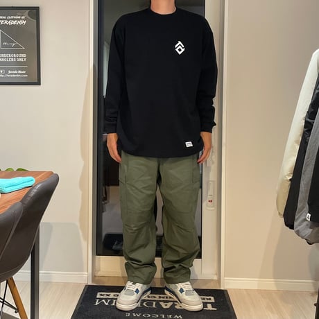 "MAD LOGO" Long Sleeve Tee