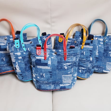 B240005　BORO denim トートポシェット