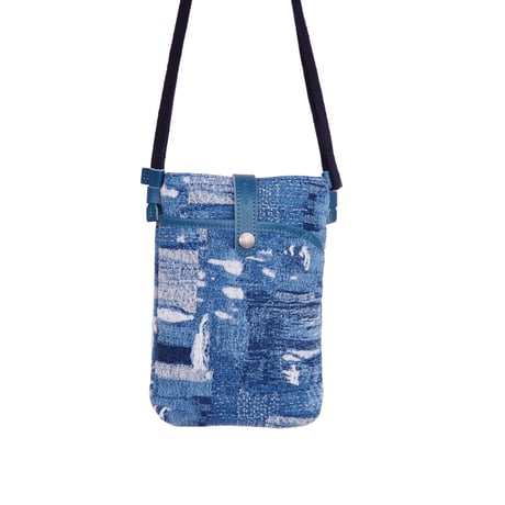 B240006　BORO denim サコッシュポーチ