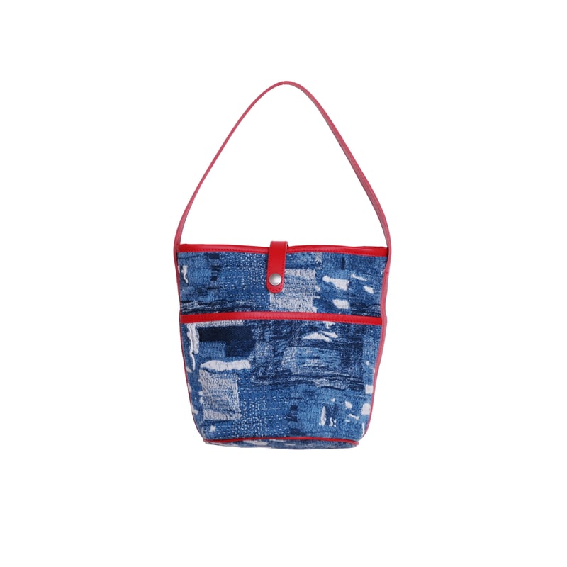 B240008 BORO denim バケットトート | WAZAVI-collection