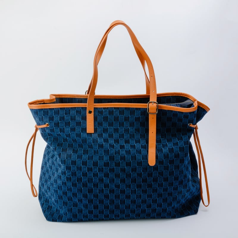 2302038-1 トートバッグ L(ダーク) | WAZABI-collection 2302038-1 トートバッグ L(ダーク) | WAZABI-collection