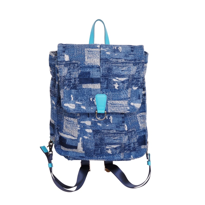 B240003 BORO denim リュック | WAZAVI-collection