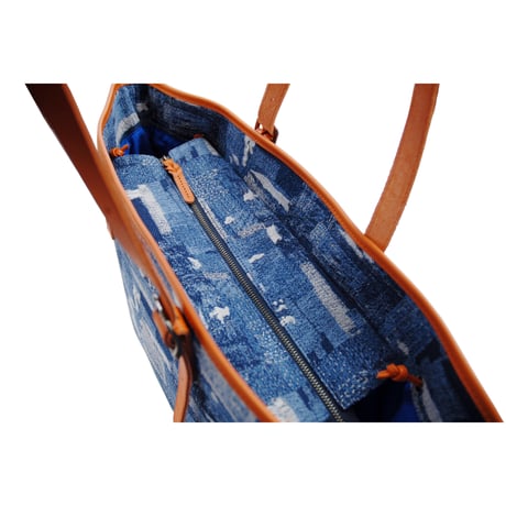 B240002　BORO denim トートバッグL