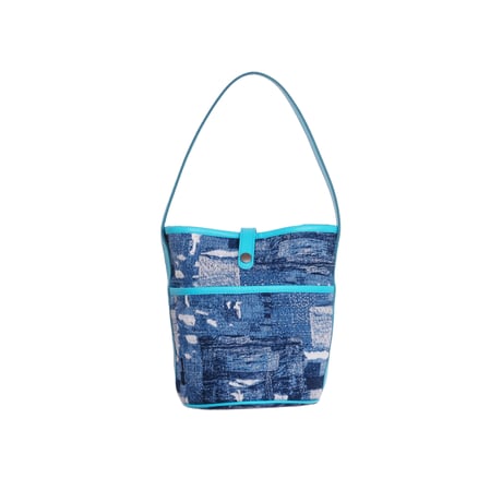 B240008　BORO denim バケットトート