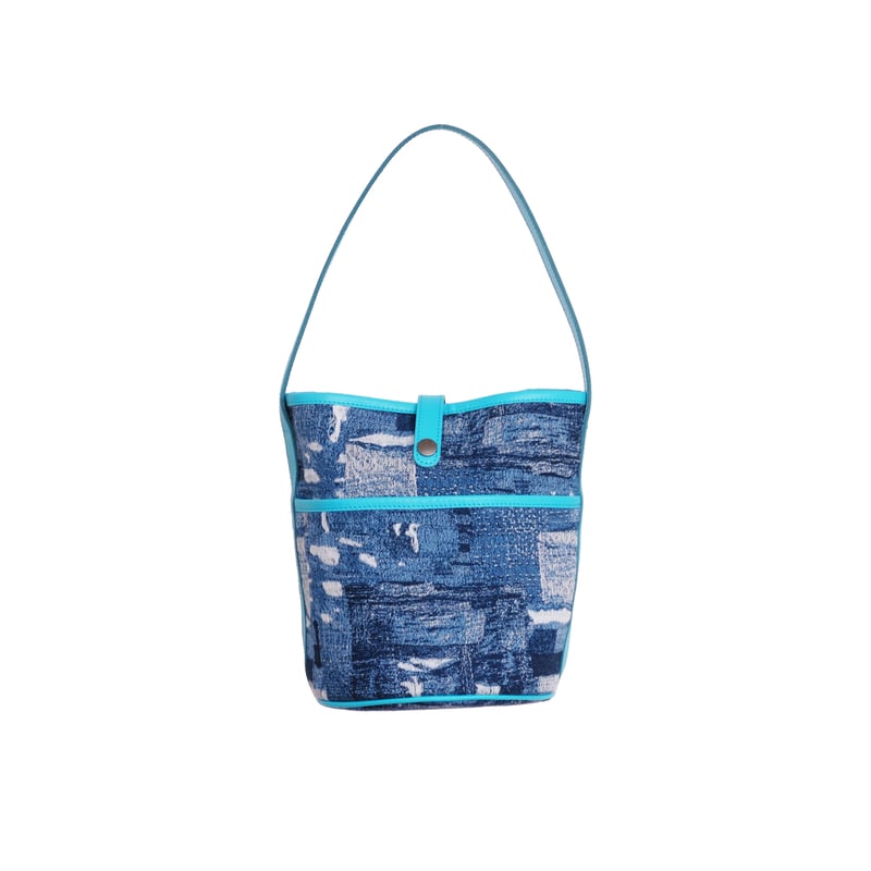 B240008 BORO denim バケットトート | WAZAVI-collection