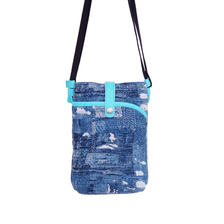 B240006　BORO denim サコッシュポーチ
