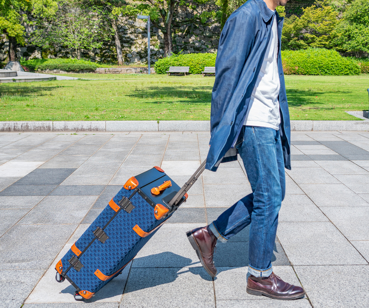 closet クローゼット デニム斜め掛けキャリーバッグ 2302068-2 キャリーバッグL（ライト） | WAZAVI-collection