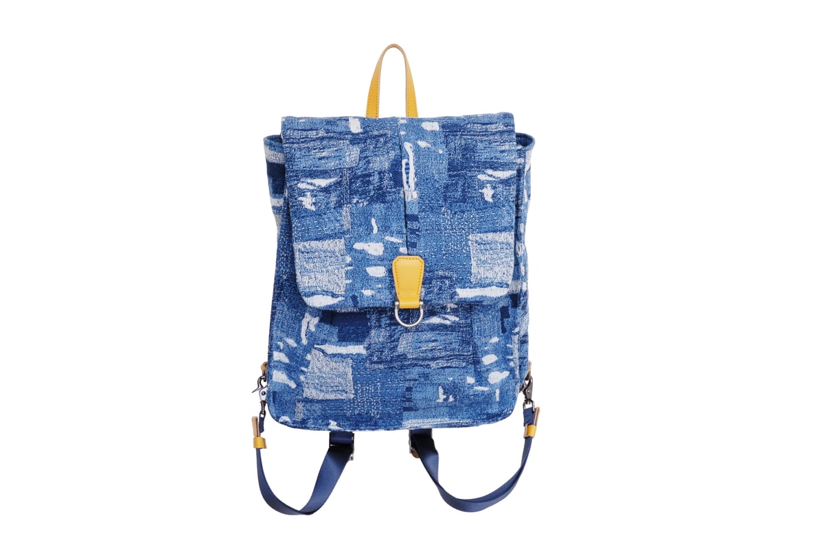 B240003 BORO denim リュック | WAZAVI-collection