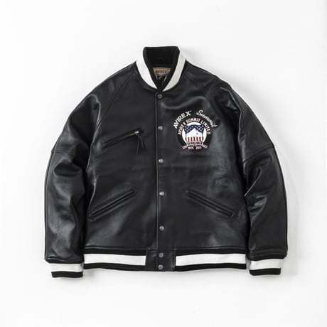 AVIREX × SUMMIT LEATHER VARSITY JACKET