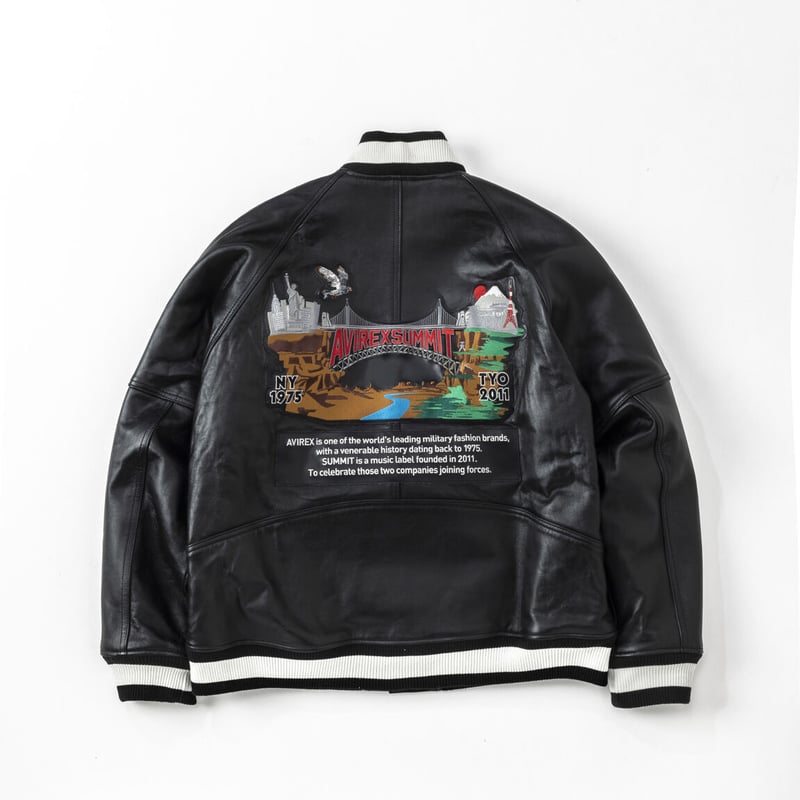 AVIREX × SUMMIT LEATHER VARSITY JACKET | SUMMIT AVIREX × SUMMIT LEATHER VARSITY JACKET | SUMMIT