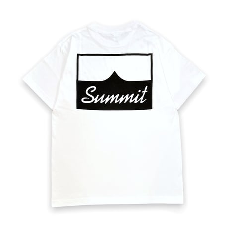 SUMMIT W-Side Logo Tee White