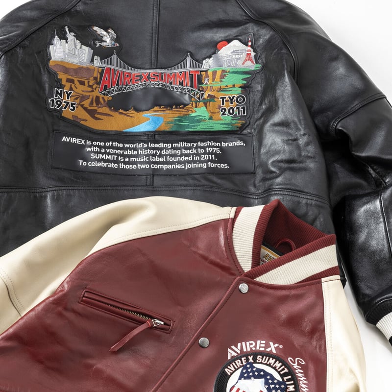 AVIREX × SUMMIT LEATHER VARSITY JACKET | SUMMIT AVIREX × SUMMIT LEATHER VARSITY JACKET | SUMMIT