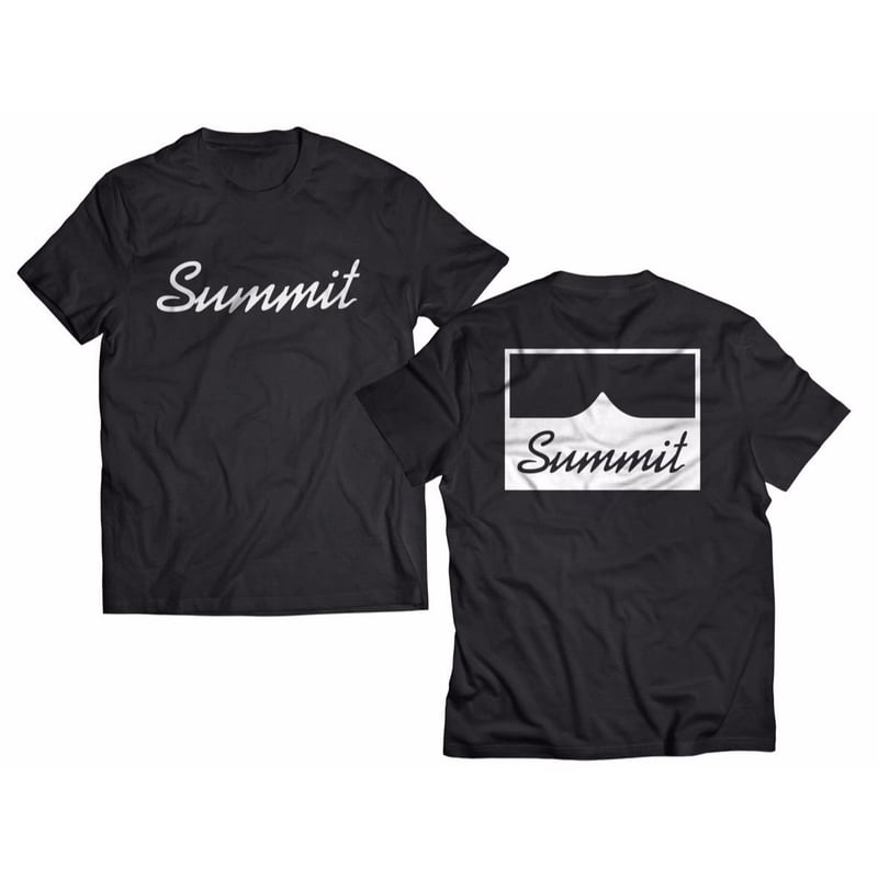 SUMMIT W-Side Logo Tee Black | SUMMIT Web Shop