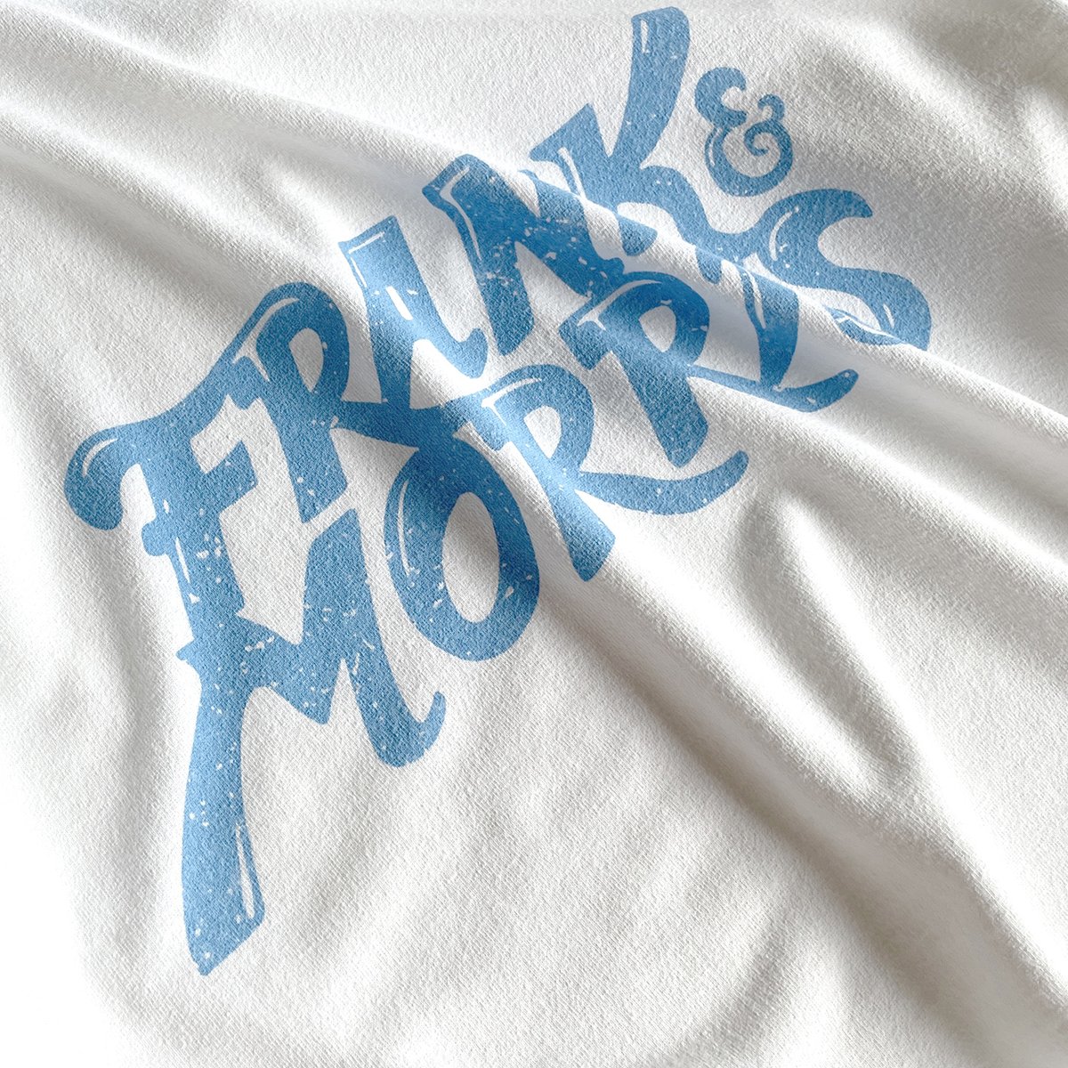 F&M LOGO SLEEVELESS MY / WH | FRANK&MORRIS