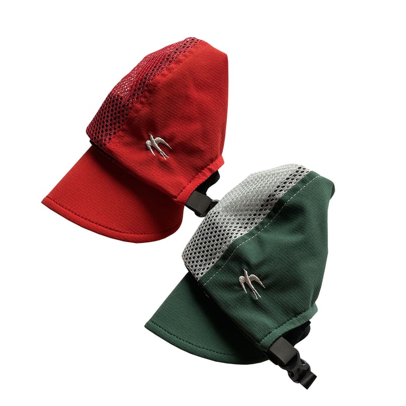 FKキャップ F&M NO FACE CAP RED / GRN×LG | FRANK&MORRIS