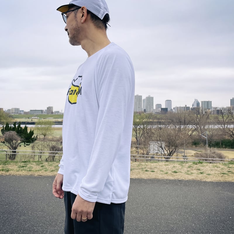 F&M Graphic LONG Tee BG / WH | FRANK&MORRIS