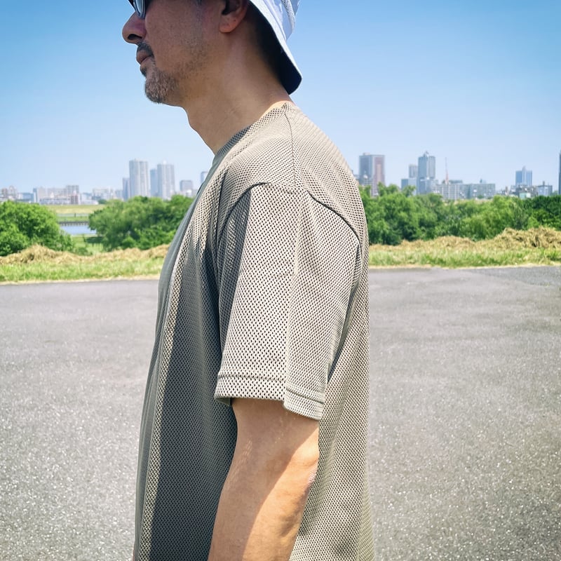 フランクアンドモリス　F&M MOIRE Tee グレー　M FRANK&MORISS(フランクアンドモリス) F&M MOIRE Tee 02 | play