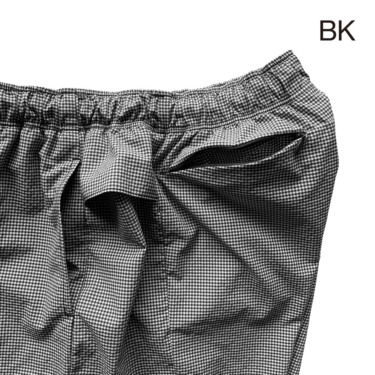 F&M ACTIVE SHORTS 07 Gingham BK / NV | FRANK&