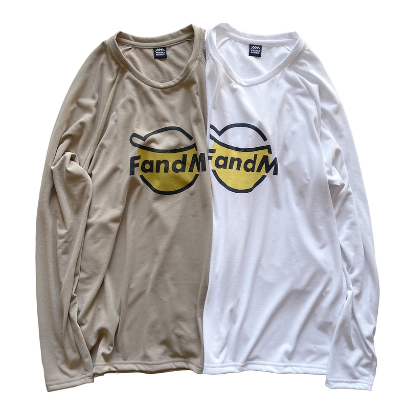 F&M Graphic LONG Tee BG / WH | FRANK&MORRIS