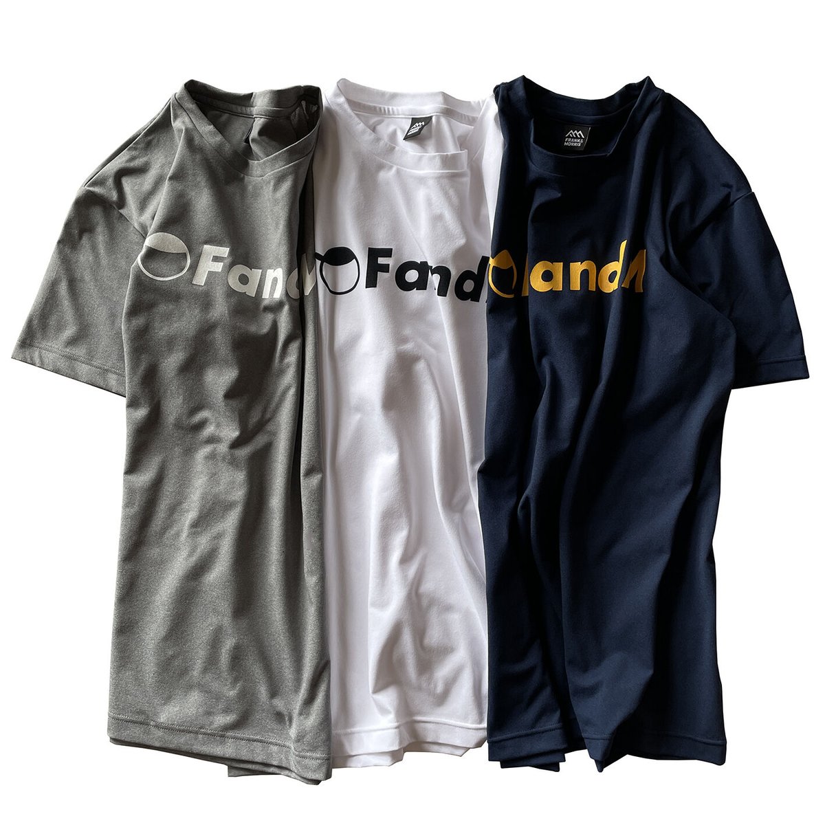 F&M FandM Tee WH / MGR / NV | FRANK&MORRIS