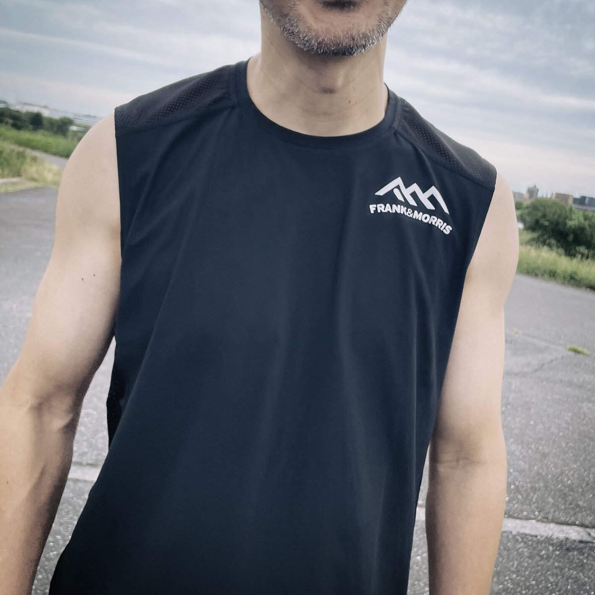 F&M MESH SLEEVELESS 02 BK / LG / KH | FRANK&MO