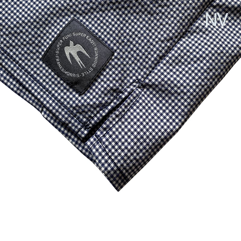 F&M ACTIVE SHORTS 07 Gingham BK / NV | FRANK&