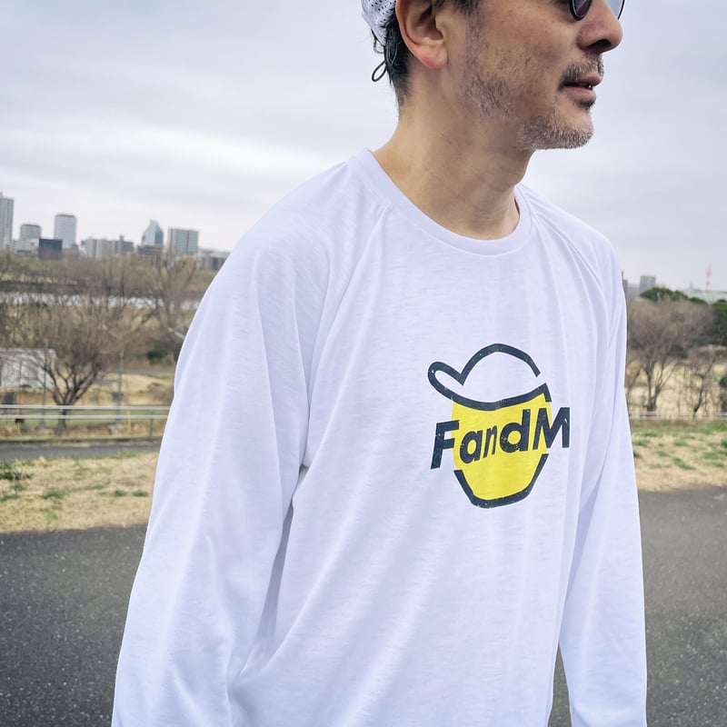 F&M Graphic LONG Tee BG / WH | FRANK&MORRIS