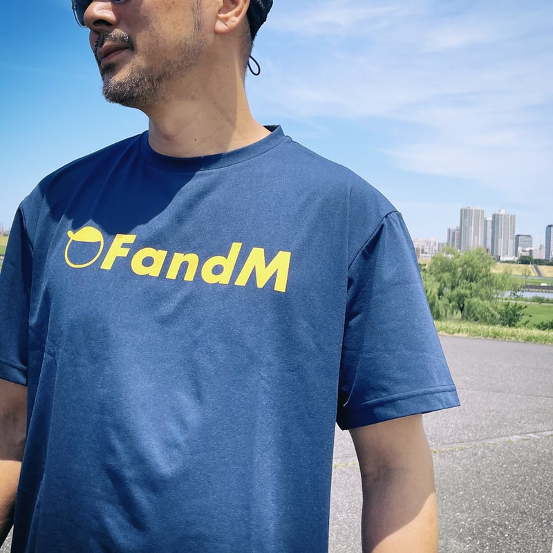 F&M FandM Tee WH / MGR / NV | FRANK&MORRIS