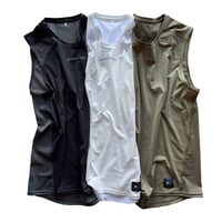 F&M Round Mesh Sleeveless　DG / WH / KH