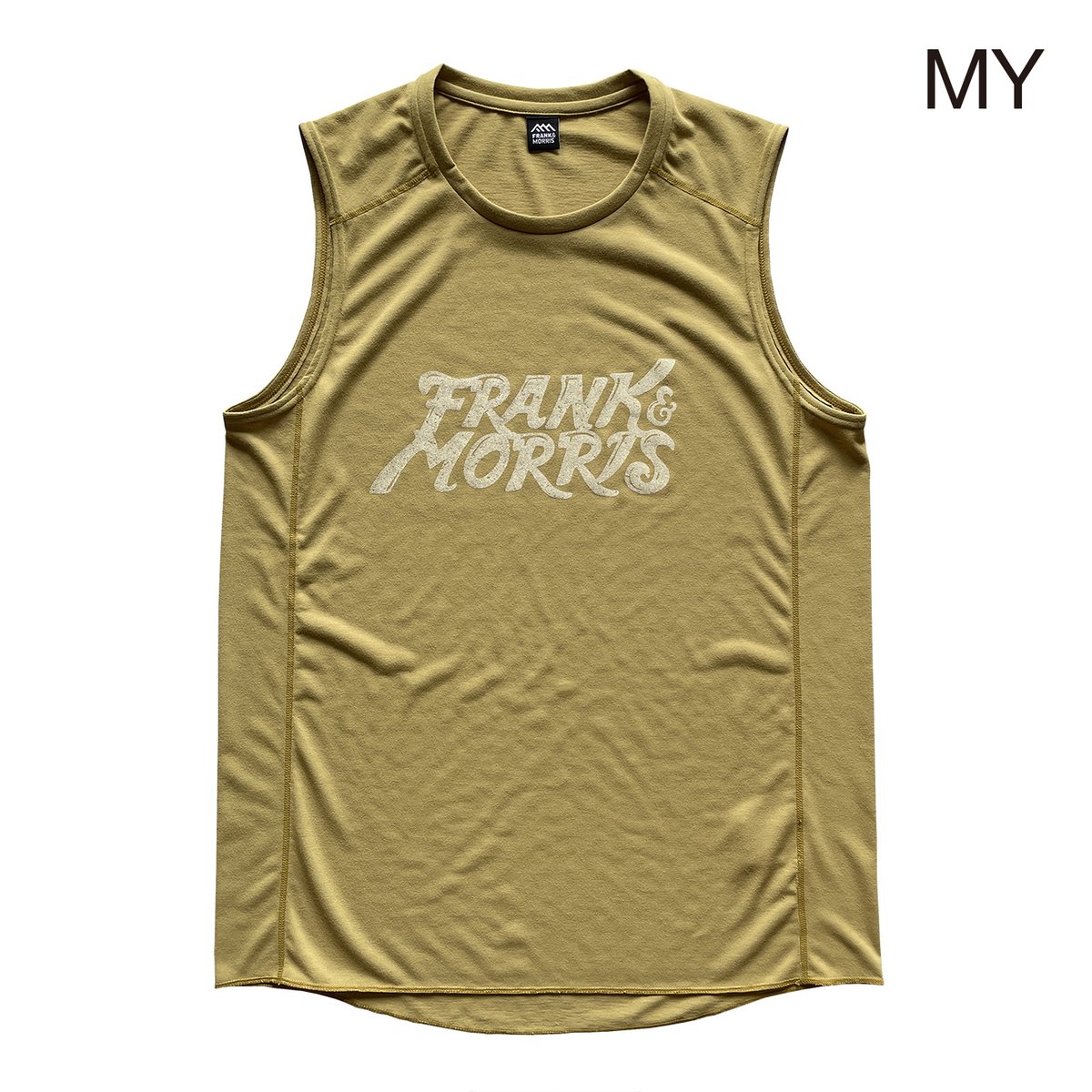 new now Sleeveless Shirt Mサイズ F&M LOGO SLEEVELESS MY / WH | FRANK&MORRIS
