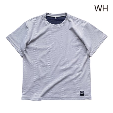 F&M MOIRE Tee 02　WH / KH