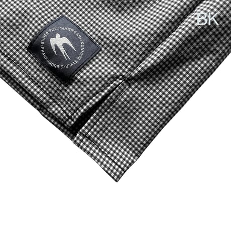F&M ACTIVE SHORTS  07  Gingham　BK / NV