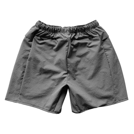F&M ACTIVE SHORTS  07  Gingham　BK / NV