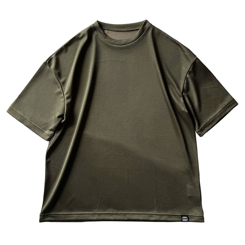 フランクアンドモリス(F&M) モアレボックスT 、カーキ、M F&M MOIRE BOX Tee / KH | FRANK&MORRIS