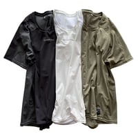 F&M Round Mesh Tee　DG / WH / KH