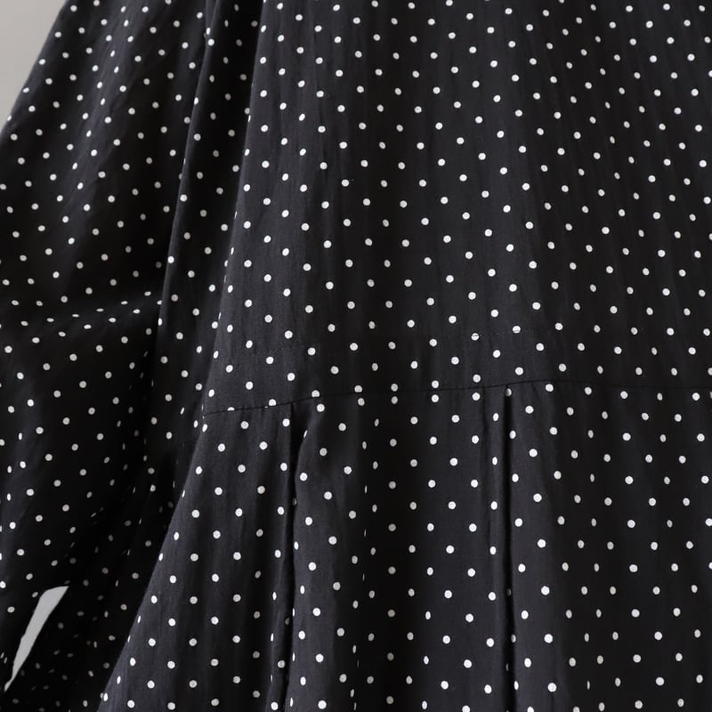 ドットフリルワンピース〈黒〉【Véritécoeur】 | ZIPANG（じぱんぐ）