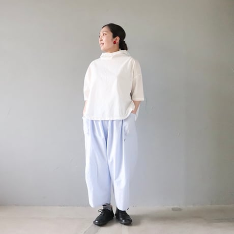 快晴堂のサイドポケットパンツ〈サックス〉