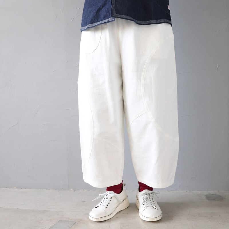 【バヤコ企画】完売！ライトデニムパンツkeep being you 白 ホワイト バヤコ企画✨新品】ライトデニムパンツ keep being youライト