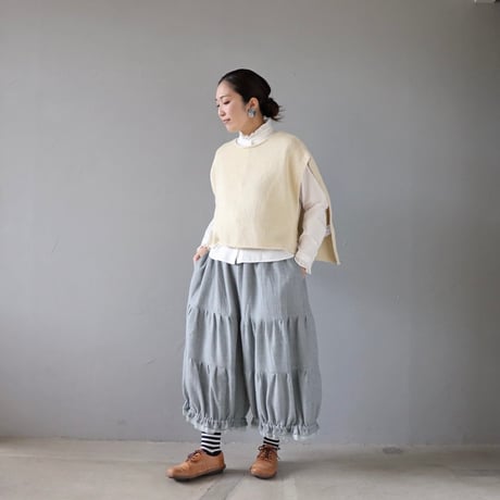 リボンニットベスト【Véritécoeur】