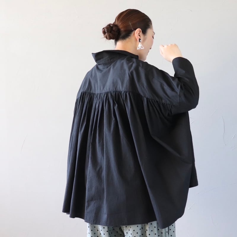 GASA* 「朗らかな人」　ブラウス 支度する フリルカラーブラウス – GASA＊online store
