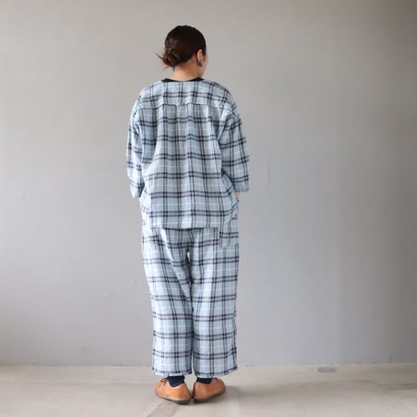 快晴堂のふわりカーディガン〈みずいろ〉